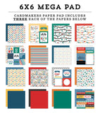 Echo Park, Cardmakers MegaPad 6"X6", Vroom! (VR447031)