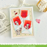 Lawn Fawn, Lawn Cuts Custom Craft Die, Valentine Mice (LF3609)