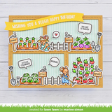 Lawn Fawn, Clear Stamps & Dies Combo, Veggie Happy Add On (LF3342 & LF3343)
