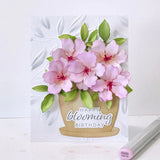Spellbinders Etched Dies By Susan Tierney-Cockburn, Azalea And Garden Pot With Ladybugs (S5-636)
