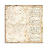 Stamperia Backgrounds Double-Sided Paper Pad 12"X12" 10/Pkg, Vintage Library, 10 Designs/1 Each