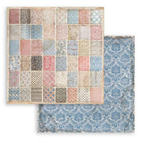 Stamperia Backgrounds Double-Sided Paper Pad 12"X12" 10/Pkg, Vintage Library, 10 Designs/1 Each