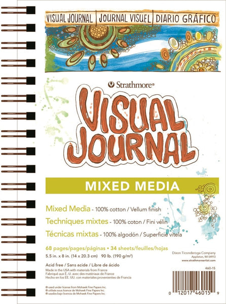 Strathmore, Visual Journal, Mixed Media - 5.5" x 8"