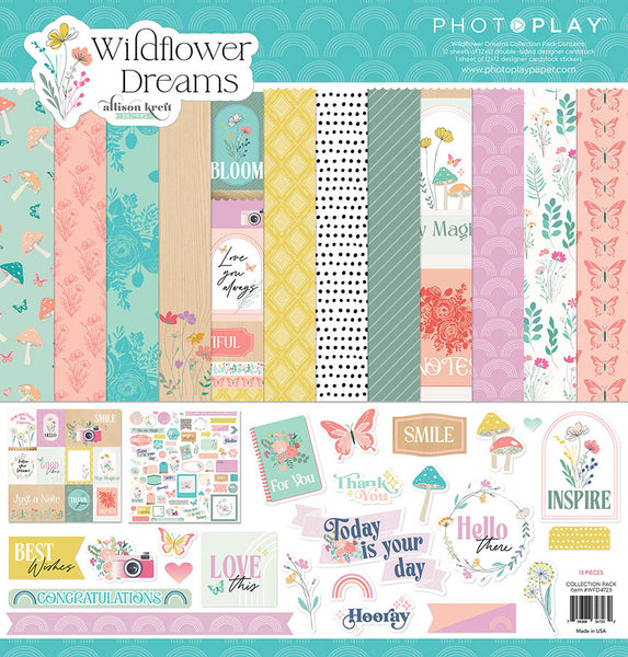 PhotoPlay Collection Pack 12"X12", Wildflower Dreams
