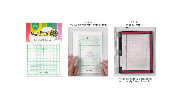 Waffle Flower, Craft Tools, Grip Mat, 5.5"x 8.5"