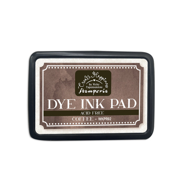 Stamperia Dye Ink Pad, Create Happiness by Vicky Papaioannou, Coffee