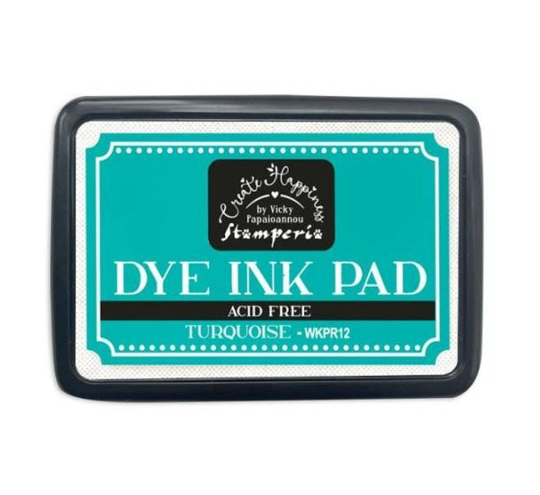Stamperia Dye Ink Pad, Create Happiness by Vicky Papaioannou, Turquoise