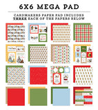 Echo Park, Cardmakers MegaPad 6"X6", Winnie The Pooh Christmas (WPC386031) - Scrapbooking Fairies