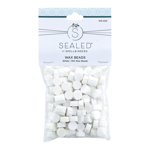 Spellbinders, Wax Beads, Sealed by Spellbinders, White (WS-032)