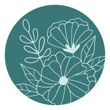 Spellbinders Wax Seal Stamp, Pressed Posies Collection, Timeless Blooms (WS-103)