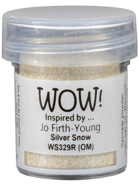 WOW! Embossing Glitter, Silver Snow