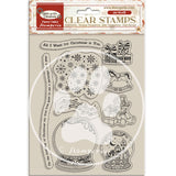 Stamperia, Clear Stamps, Gear Up For Christmas, Snowglobes