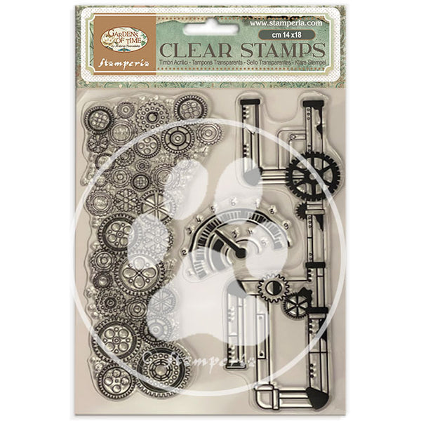 Stamperia, Clear Stamps, Gardens of Time, Tubes (WTK239)