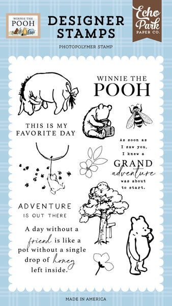 Echo Park Clear Stamps, Winnie The Pooh