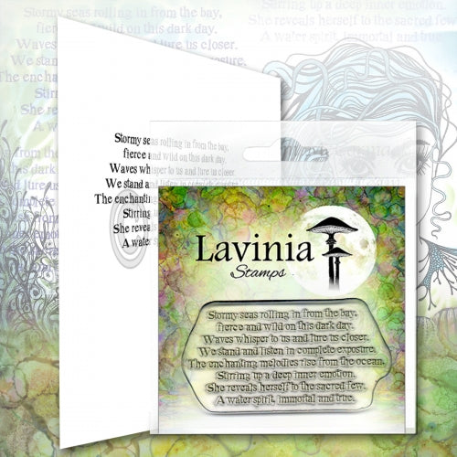 Lavinia, Clear Stamp, Water Spirit Verse (LAV632)