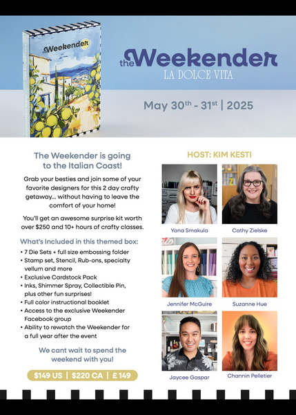 Spellbinders, The Weekender 2025, Craft Kit & Virtual Retreat