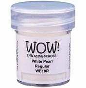 WOW! Embossing Powder Super Fine 15ml, White Pearl