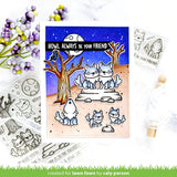 Lawn Fawn Clear Stamps & Dies Combo, Wolf Before 'n Afters (LF3221 & LF3222)