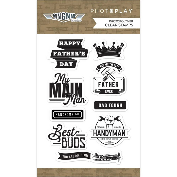 PhotoPlay, Photopolymer Clear Stamps, Wingman (WNG5011)