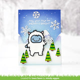 Lawn Fawn, Lawn Cuts Custom Craft Die, Winter Yeti (LF3259)