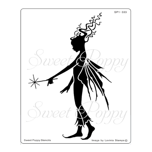 Sweet Poppy Stencil, Wisdom (SP1-333)