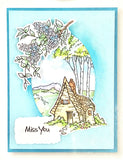Stampendous, Cling Stamps, Wisteria Cottage