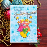 Woodware, Clear 8"x 2.6" Stamp Set, Magical Christmas Greetings