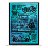 AALL And Create A6 #TP-1343 Photopolymer Clear Stamp Set, Global Gazette by Autour De Mwa