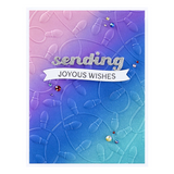 Spellbinders, 3D Embossing Folder from the Dancin Christmas Friends Collection, Holiday Lights (E3D-107)
