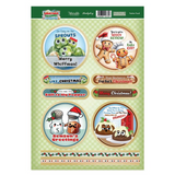 Hunkydory, Christmas Crackers Topper Sheet, Festive Food