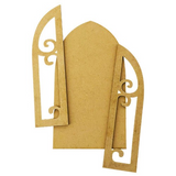 Stamperia, Crafty Shapes, Master Of Magic Collection, Window (KLSM39)