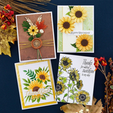 Spellbinders Etched Dies, Sunflower Serenade (S3-494)