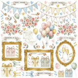 49 And Market, All-In-One Paper Collection Kit, 12"x12", Confetti Moments (AIO-35049)