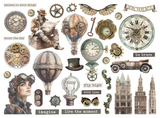 Stamperia, Chip-Board Die-Cuts, Voyages Fantastiques (DFLDC127)