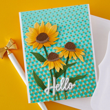 Spellbinders,  I Want It All!  Cascading Cornflowers by Simon Hurley (BD-1090)