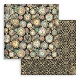 Stamperia, Backgrounds Double-Sided Paper Pad 12"x12" 10/Pkg, Gardens of Time (SBBL186)