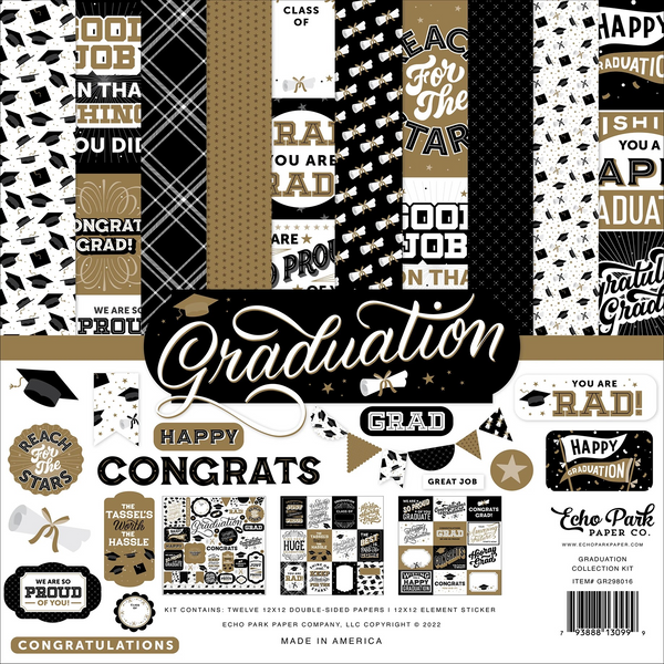 Echo Park Collection Kit 12"X12", Graduation (GR298016)