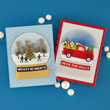 Spellbinders, Etched Dies by Simon Hurley, Holiday Truck Scene (S4-1576)