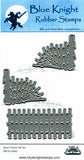 Blue Knight Rubber Stamps, Beach Fence DIE Set