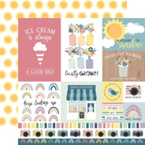 Echo Park, New Day, Double-Sided Cardstock 12"X12", Multi Journal Cards