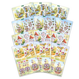 Katy Sue, Die Cut Decoupage, Garden Gnomes (Pack of 12) (11-DCDGGN12)