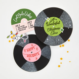 Hero Arts, Dies & Stencil Bundle, Drop the Needle (WB1206)