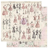 Prima Marketing, Double-Sided Paper Pad 8"X8" 32/Pkg, Buttons & Keepsakes By Frank Garcia (982362)