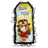 AALL & Create, #TP-1372, A7 Clear Stamp, Designed by Janet Klein, Geared For Adventure