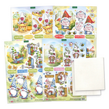 Katy Sue, Card Making Kit, The Garden Gnomes