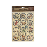 Stamperia, Colored Wooden Shapes A5, Cosmos Infinity (KLSP127)