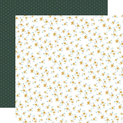 Carta Bella, Farmhouse Summer, Double-Sided Cardstock 12"X12", Simple Summer Flower