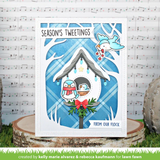 Lawn Fawn, Lawn Fawn Stamps & Dies Bundle, Winter Birds (LF3225 & LF3226)