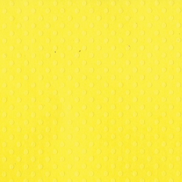 Bazzill Dotted Swiss Cardstock 12"X12", Lemon Zest (305078)