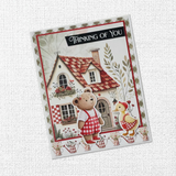 Paper Rose, 12X12 Double Sided Paper, Strawberry Friends Basics (34884)